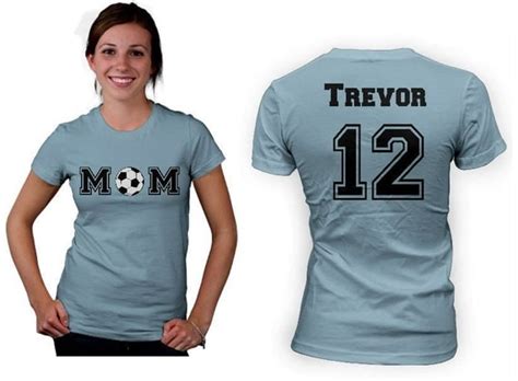 Personalized Soccer Mom Women Custom Shirt Personalized
