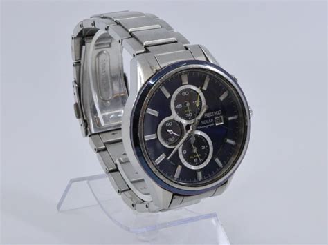 lot seiko solar chronograph wrist watch model v172 oav8 r2