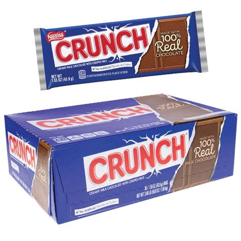 Wholesale Nestle Crunch Candy Bars 36ct Display Box Kellis T