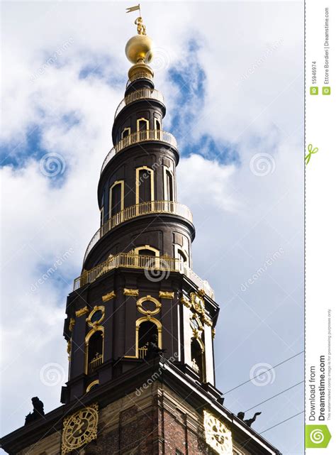 The Church Of Our Saviour Copenhagen Denmark Stock Photo
