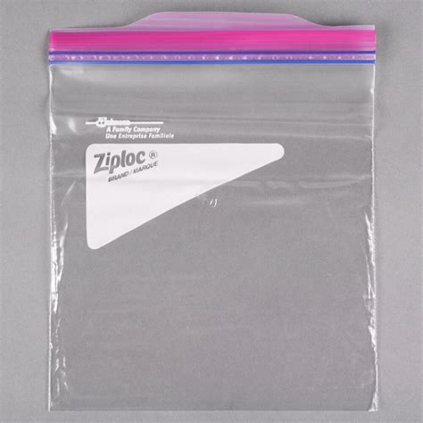 ziploc bag size chart