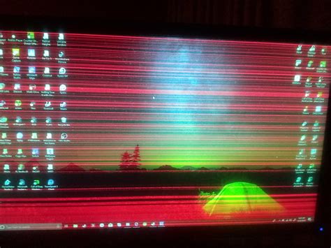 Horizontal Red Lines On Monitor Downyup