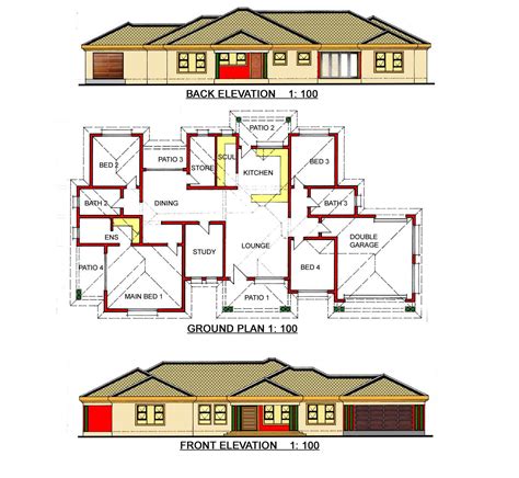 2 Bedroom House Plans And Designs For Africa 021