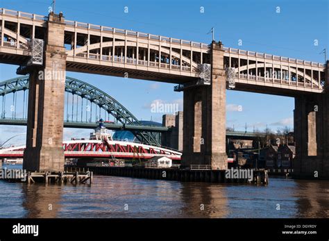 Bridges Over The River Tyne Stock Photo Alamy