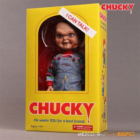 Childs Play Talking Sneering Chucky Doll Mezco Toyz