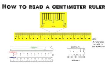 If you are measuring an object, align it with the left side of the zero mark on the ruler. How to read an inch and centimeter ruler by IndyGreen | TpT