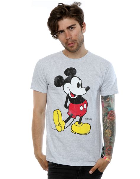 Disney Mens Mickey Mouse Classic Kick T Shirt Ebay