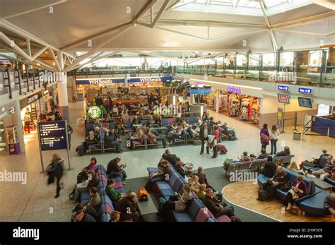 Departure Lounge Bristol Airport England Uk Stock Photo Alamy
