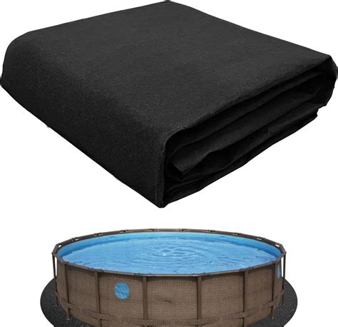 Geteawily Pool Ground Cloth Round Square Swimming Pool Mat Ft