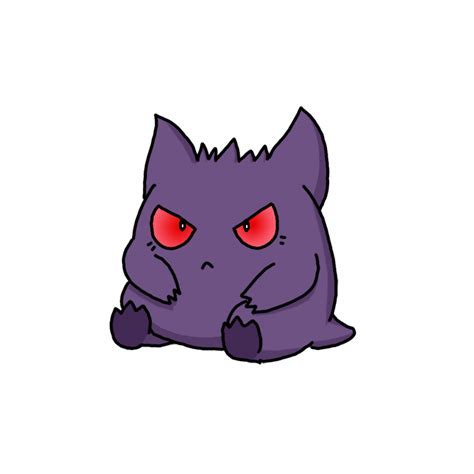 How To Draw Gengar Pokemon How To Draw Gengar Transparent Png