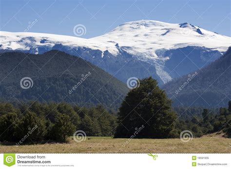 Volcano With Snow On Top Royalty Free Stock Photo Image