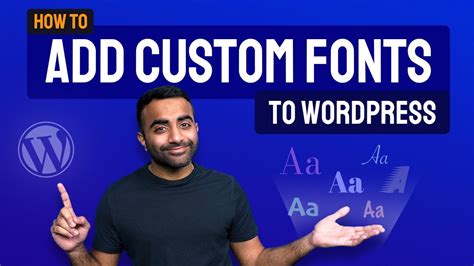 How To Add Custom Fonts To Wordpress Website Step By Step Tutorial
