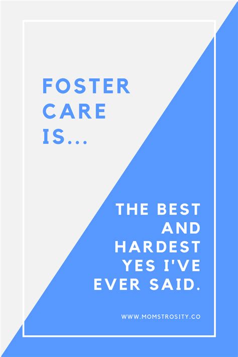 I hope that as a foster parent, or as someone interested in foster parenting you find some encouraging words today. Foster Care Quotes | Foster care quotes, Foster care, The ...