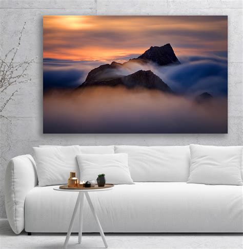 Sound-Absorbing Wall Art - Mountains | Canvasbutik.com