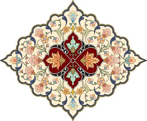 persian floral pattern vector seamless pattern with flowers in persian style floral vector