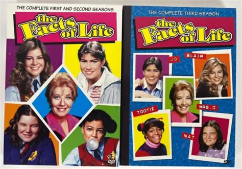 The Facts Of Life Complete Season 1 2 3 Dvd Lot Very Good