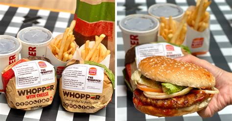 Check Out Burger Kings Real Whopper Burger That Is Made With Real