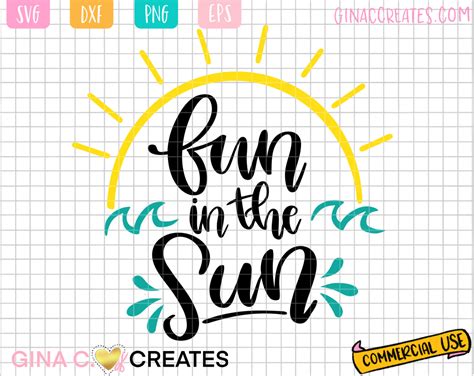 Fun In The Sun Summer SVG Gina C Creates