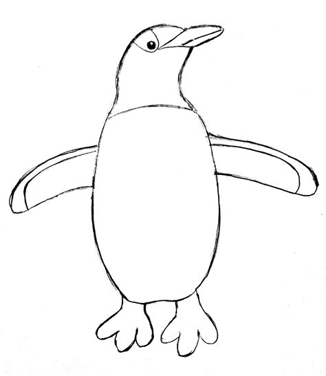 Penguin Drawing Step By Step Art Starts