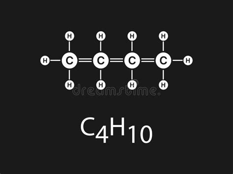 Butane Structure Chemistry Stock Illustrations 135 Butane Structure