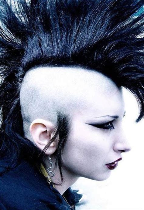 Punk Hair Afro Punk Punk Prom Onyx Hair Deathhawk Female Mohawk