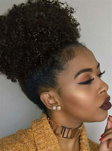 Chic Natural Updo Hairstyles You Must Create In 2020