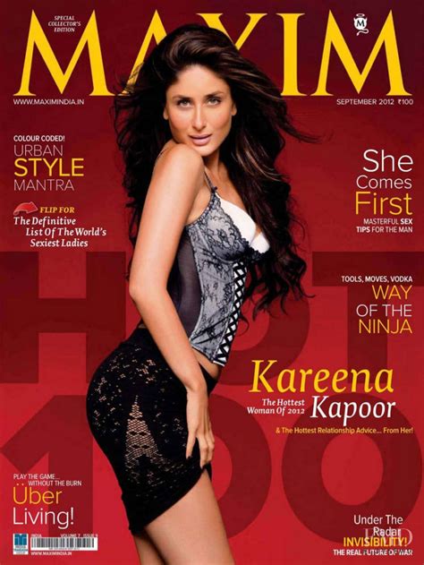 Cover Of Maxim India With Kareena Kapoor September 2012 Id16044 Magazines The Fmd