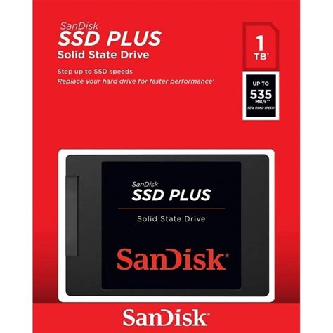 Sandisk Ssd Plus 1tb Solid State Drive Sdssda 1t00 G26