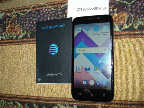 Zte Maven 3 8gb Black Atandt Smartphone 885913105505 Ebay