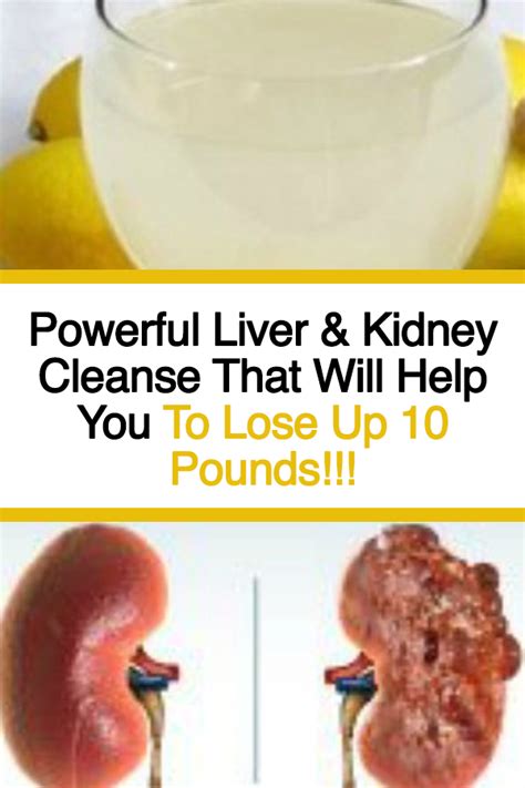 Powerful Liver And Kidney Cleanse That Will Help You To Lose Up 10 Pounds