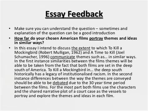 Essay Feedback