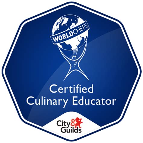 Worldchefs Certified Culinary Educator Credly