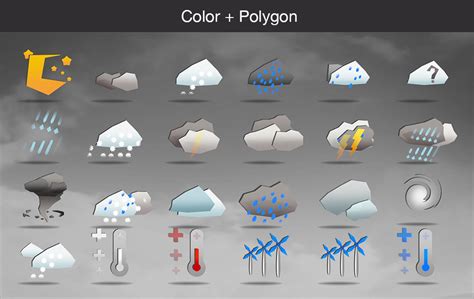 Animated Weather Icons Pack With Forecast Templates Deep Vision