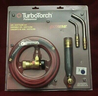 TurboTorch X 4B Torch Kit Swirl For B Tank Air Acetylene 0386 0336 A 5