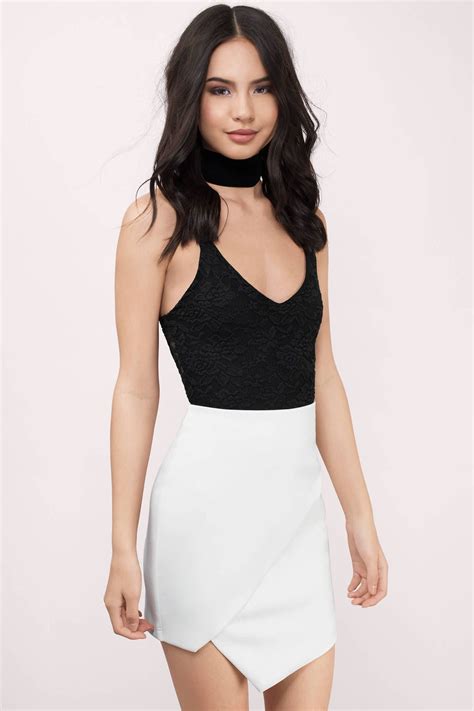 Lisa Asymmetric Mini Skirt In White White Mini Skirts Fashion Mini
