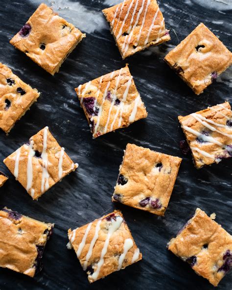 Blueberry Blondies These Blueberry Blondies Are A Nice Summer Treat