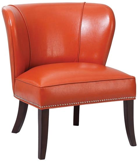 Burnt Orange Accent Chair 