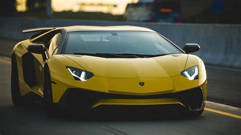 X Lamborghini Aventador Sv P Resolution Hd K