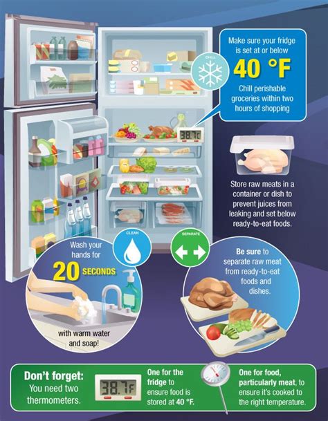 Must Know Fridge Layout Food Safety Poster Article Safertyo