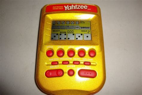 Yahtzee Electronic Handheld Game By Hasbro Yahtzee Handheld Hasbro