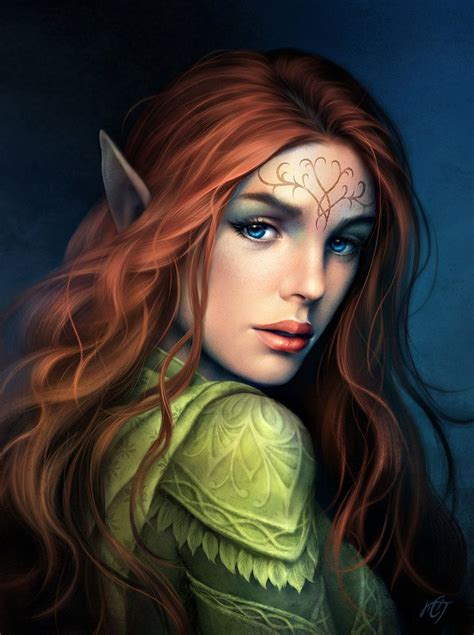 Commission Malvae By Inar Of Shilmista On Deviantart Elves Fantasy Character Portraits