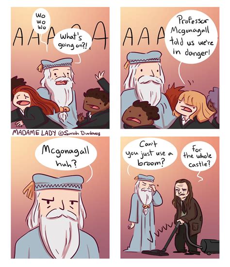 15 Funny Comics Illustrating What Happens In Hogwarts When No Ones