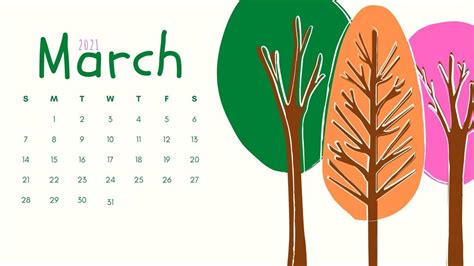 march  calendar wallpaper  calendar wallpaper