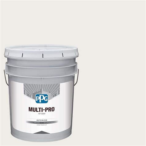 Multi Pro 5 Gal Commercial White Ppg1025 1 Flat Interior Paint Ppg1025
