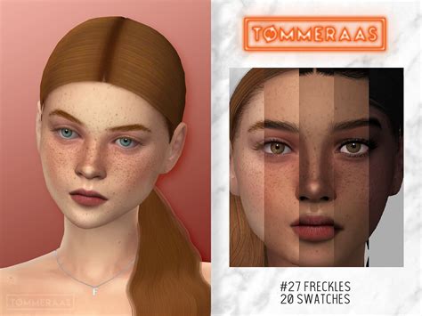 Paie Umbră Depășire The Sims 4 Maxis Match Faceandbody Freckles All Cor