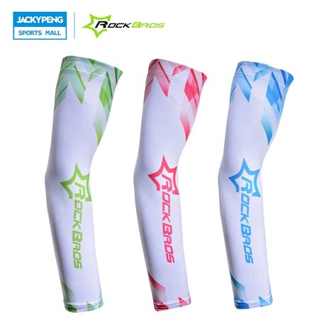 Rockbros New Uv Protection Bicycle Arm Sleeves Bike Arm Warmer Cycling Sleeves Riding Sporting