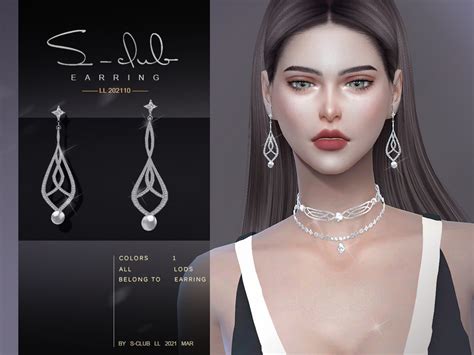 Sims 4 Male Diamond Earrings