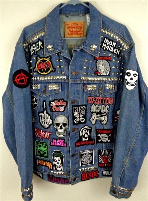 Upcycled Jacket With Patches Reworked Vintage Jean Jacket Etsy Artofit