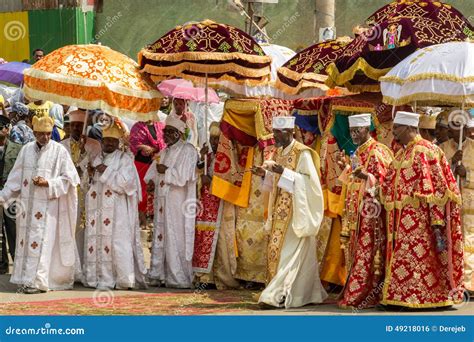 Ethiopian Orthodox Good Friday Mass Editorial Photo