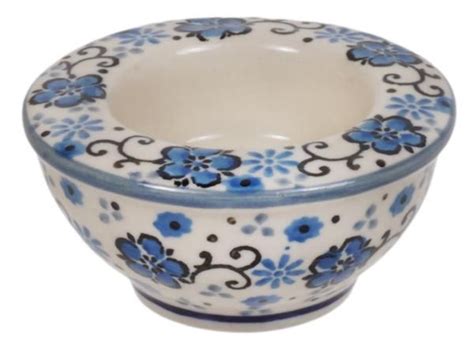 Dinnerware blue floral pattern with a butterfly signed barnes. Flared Candle Holder (1954) | Candle holders, Polish ...
